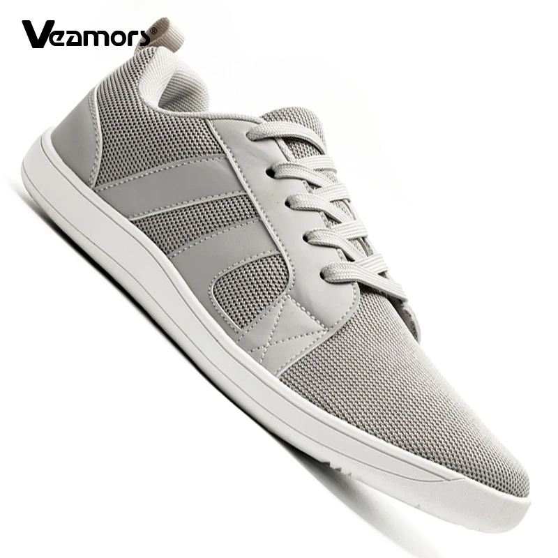 

Дышащие мужские кроссовки с широким носком, повседневная спортивная обувь на плоской подошве со шнуровкой, женская нескользящая эластичная уличная прогулочная обувь для бега