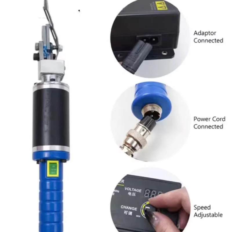 Specialized electric scissors tool for carrying, trimming details, knitting, carving, etc