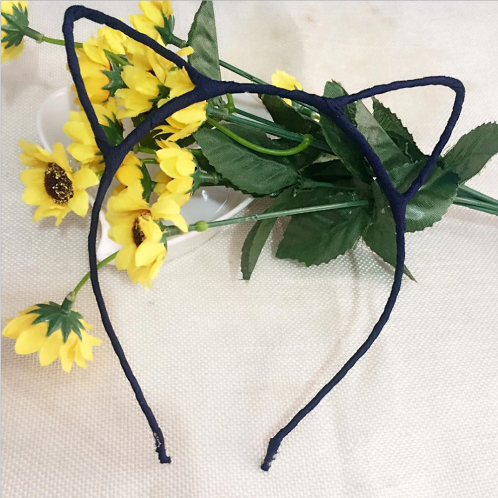 

10pcs Cat Headband Hair Headpiece For Women Girls Party Halloween Birthday Costume Adjustable Comfortable Flexible Lovely Ear