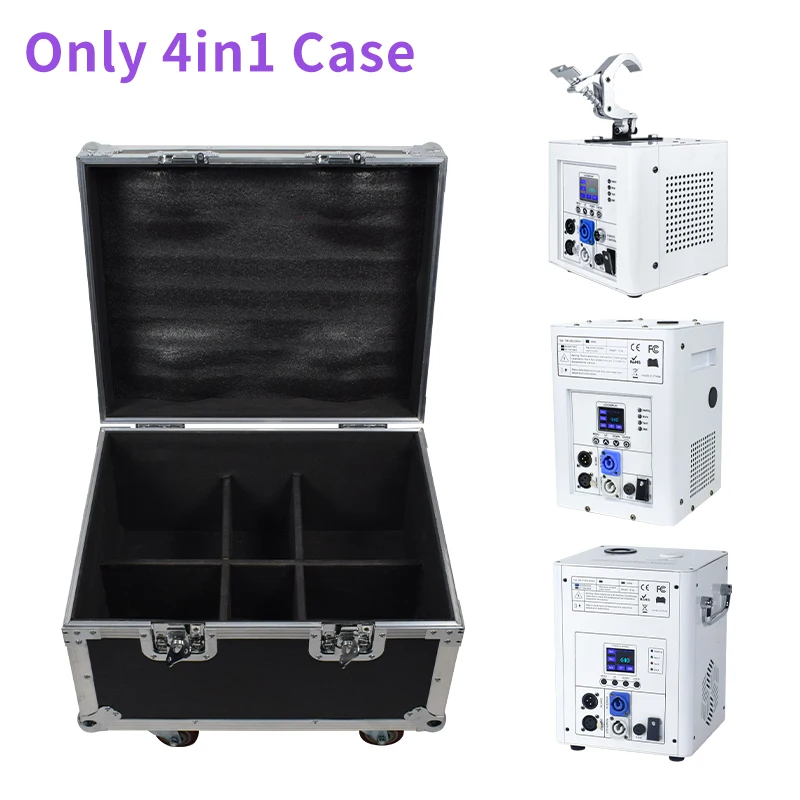 Only 4in1 Flightcase For Sparkler Machine Control Wireless Fountain Firework Cold Spark Machine Wedding Stage Show Events DJ