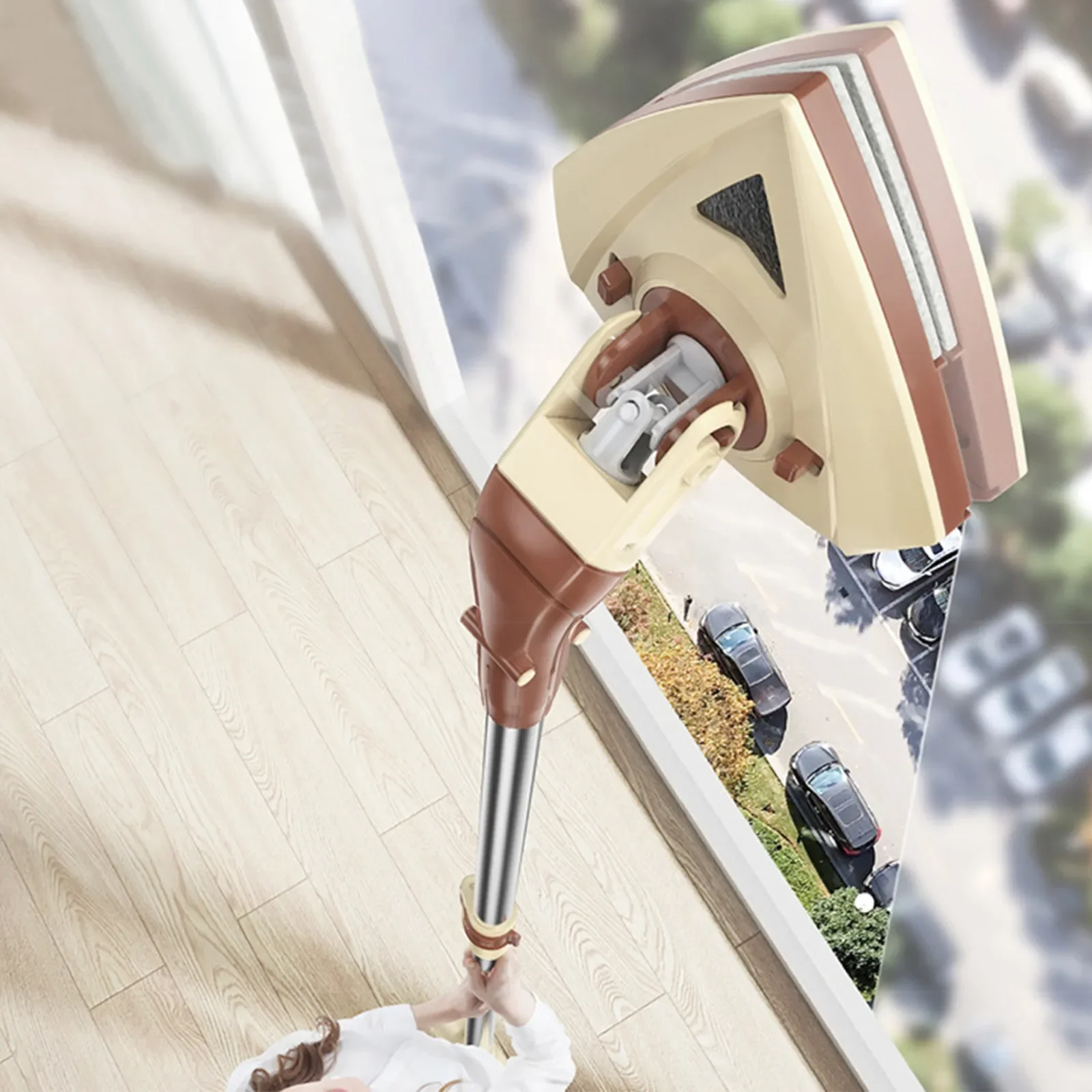 Двусторонний магнитный очиститель для стекла, бытовой высотный очиститель для стекол, окон, двухслойный очиститель для полой стекла, инструмент для протирки стекла