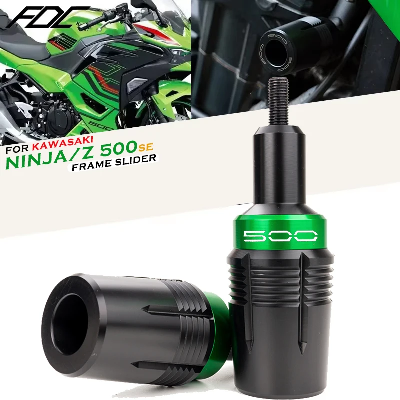 

For Kawasaki Z500 Ninja500 Ninja 500 Z 500 SE 2024 2025 Motorcycle Frame Slider Engine Guard Falling Crash Protector NINJA/Z500