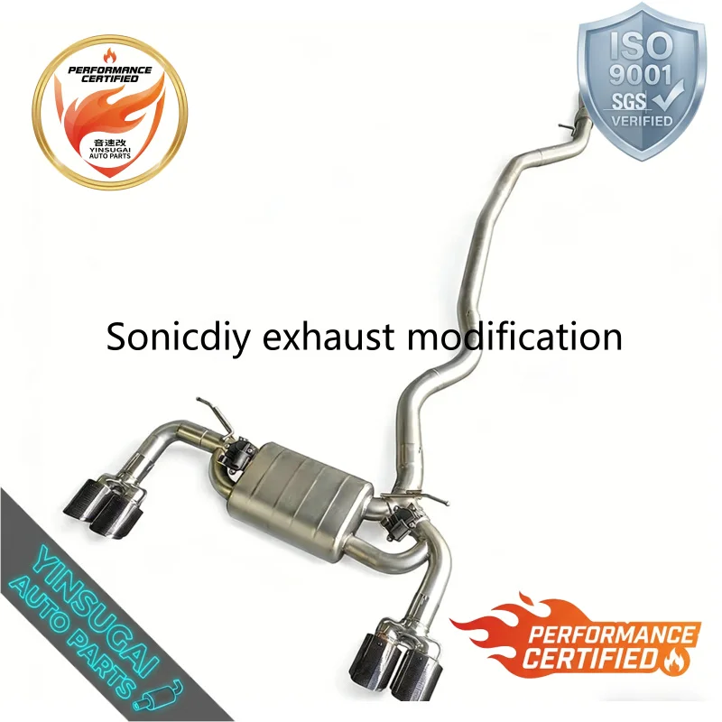 Cuski Excellent Catback Exhaust Mid Pipe Rear Valve System for BMW 440i M440i xDrive F32 F33 F36 3.0T B58