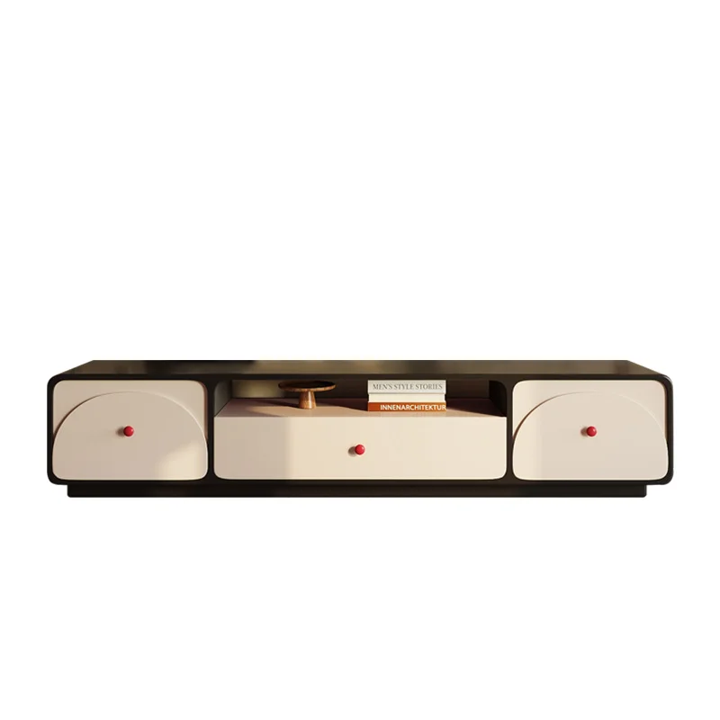 

Modern minimalist TV cabinet light luxury small apartment living room