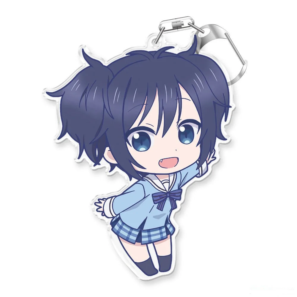 Anime Peripheral Store Happy Sugar Life Satou Matsuzaka Gaugau Acrylic HD Figure Keychain Pendant Decor Charm Gifts About 6cm