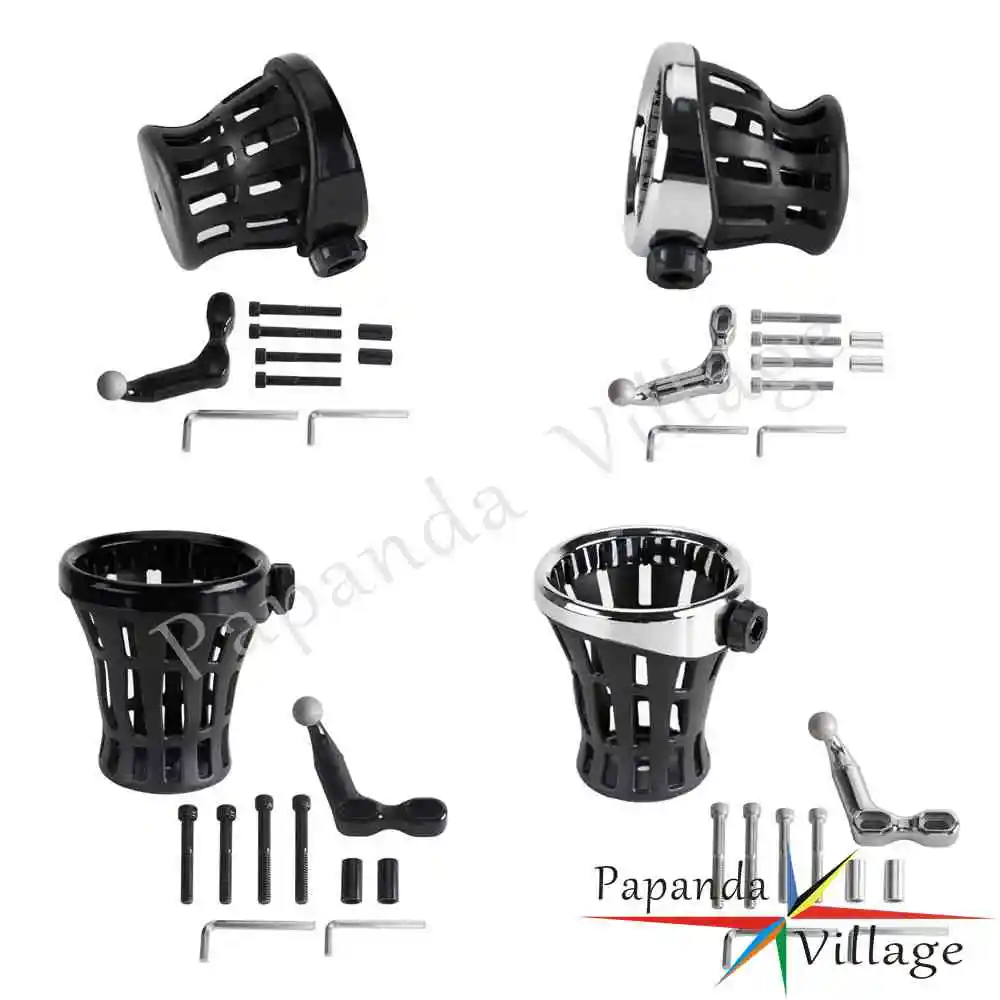 Universal Motorbike Cup Holder Drink Bottle Holder For Harley BMW RnineT Ducati Scrambler Honda Gold Wing Kawasaki Yamaha V Star