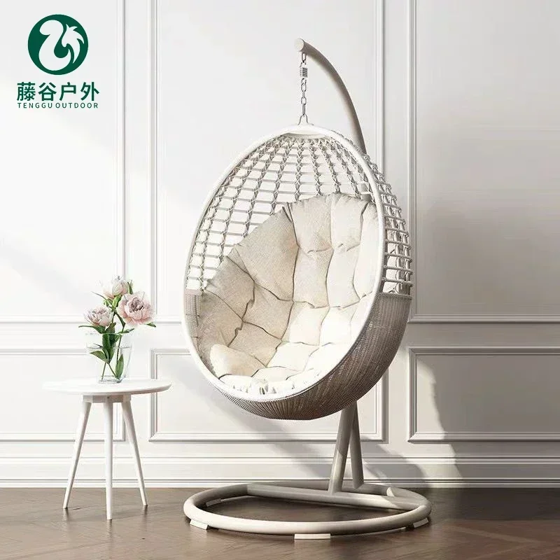 Garden Swing Seat Outdoor Patio Chair Swings Wicker Hanging Rattan Egg Hanging Chair Hot Sale