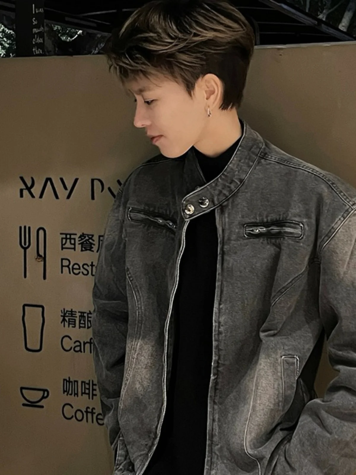 

Jacket Coat Raincoat Mens Wool Bomber Stadium Y2K High Popular Quality Outerwear Windproof Hooded Men'S Winter Waterproof Warmer