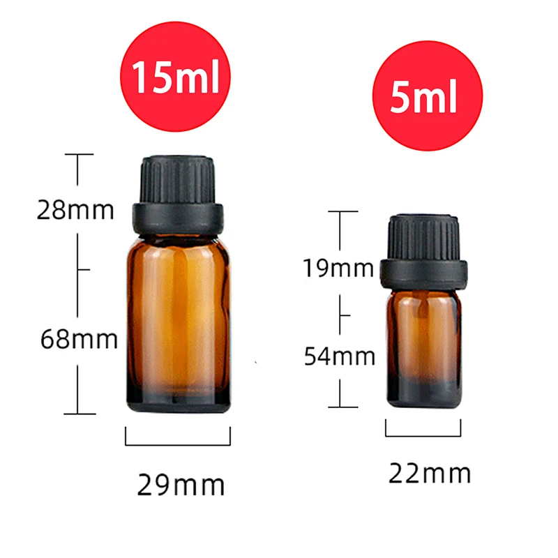 5/15ML Dispenser Bottle Essential Oil Inhaler Leakproof Aroma Essential Oil Inhaler Cap Mini Essential Oil And Perfume Inhaler