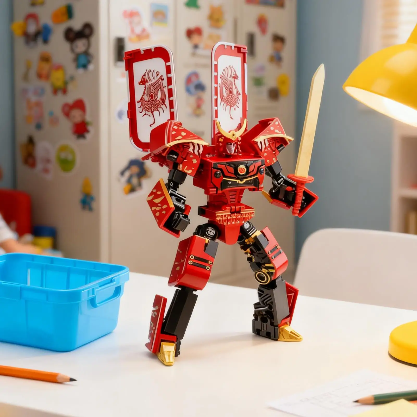 Eis verwandeln pädagogische Bausteine Roboter Actionfigur für Kinder Jungen Mädchen Sammler Indoor Outdoor Spielen