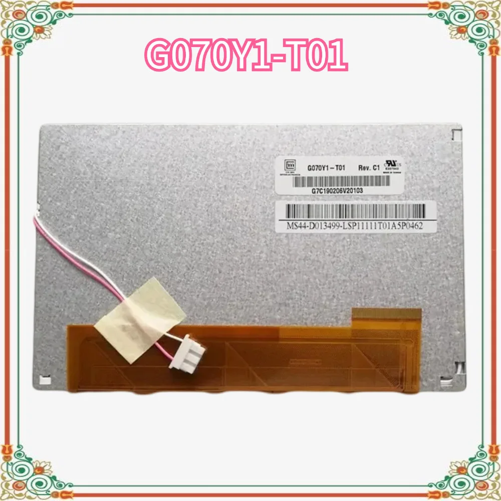 riginal Industrial 7.0 inch TFT LCD Module G070Y1-T01 800×480 LCD Panel G070Y1 T01 LCD Display Screen RGB 50pins FPC 450nit ﻿