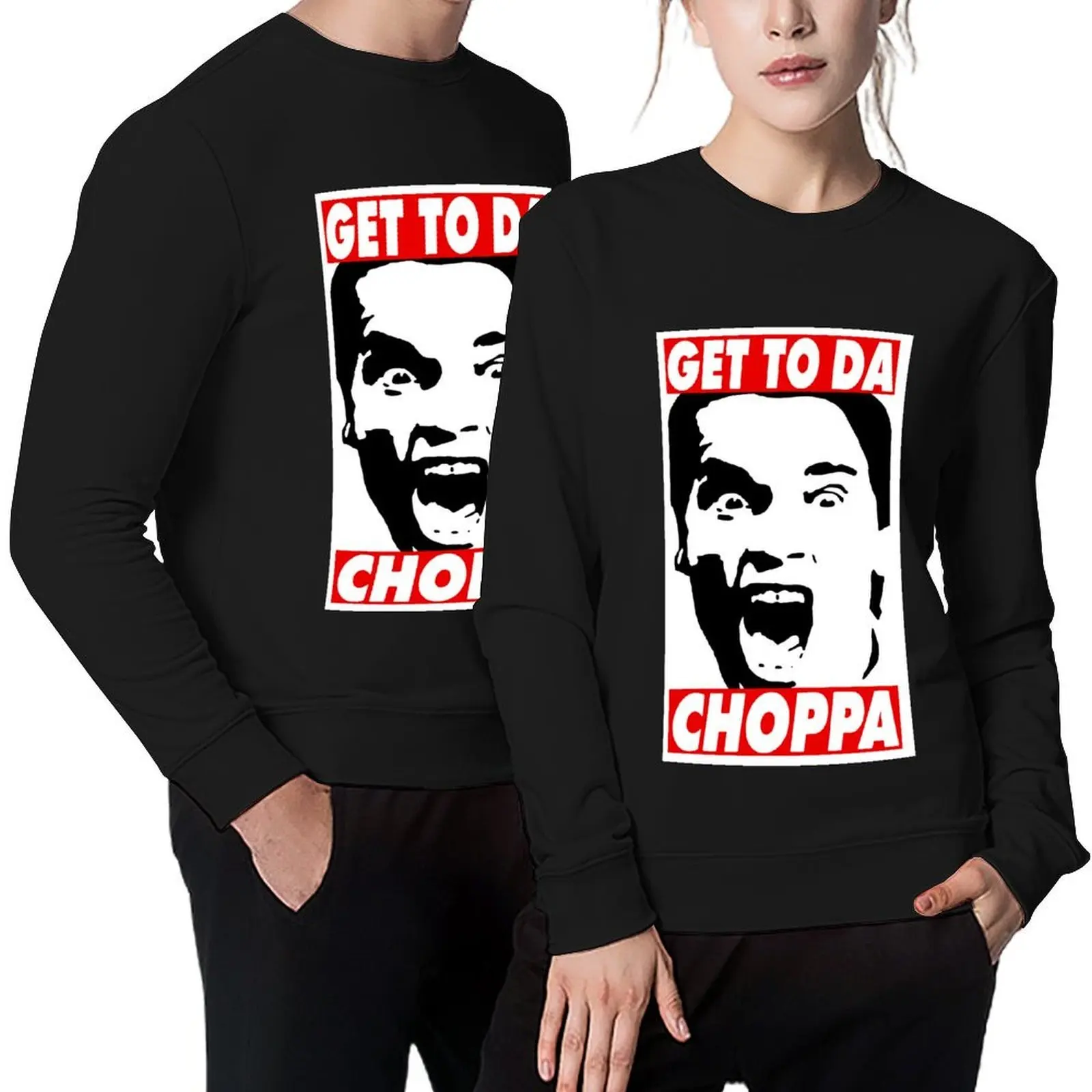 

GET TO DA CHOPPA Pullover men's clothes korean clothes winter clothes mens new sweatshirt