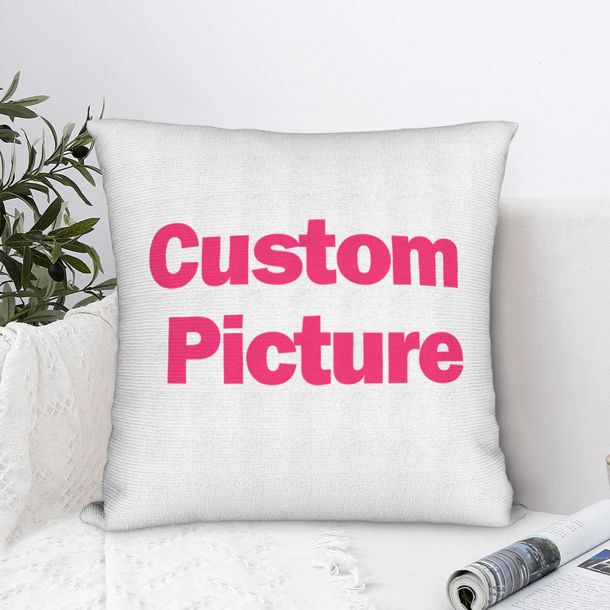 Your Image Customized Pillow Case Custom Made Design Custom Pillow Cover For Living Room Sofa Morden Cushion Cover