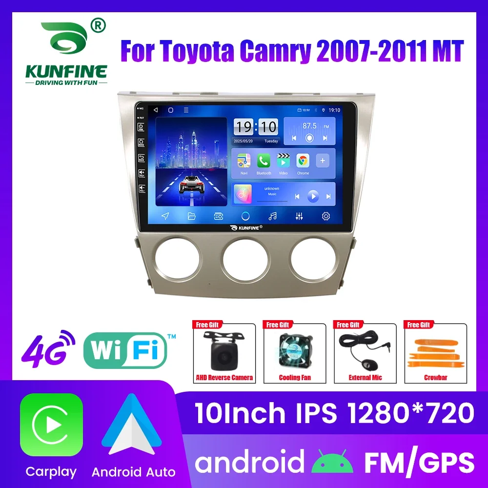 

Автомагнитола Android для Toyota Camry 2007-2011, 2DIN, 8-ядерный процессор, GPS-навигация, IPS-экран, поддержка CarPlay и Android Auto