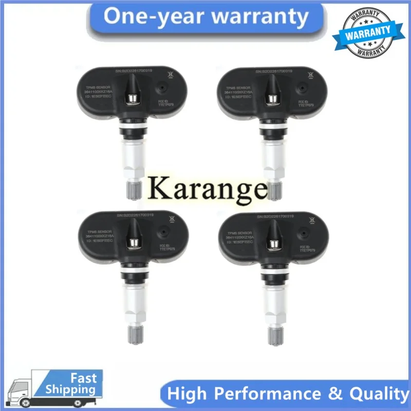 

4pcs/set 3641100XKZ16A TPMS Sensor for Great Wall Haval H6 Tire Pressure Monitoring System Sensor 434MHZ 3641100-XKZ16A New