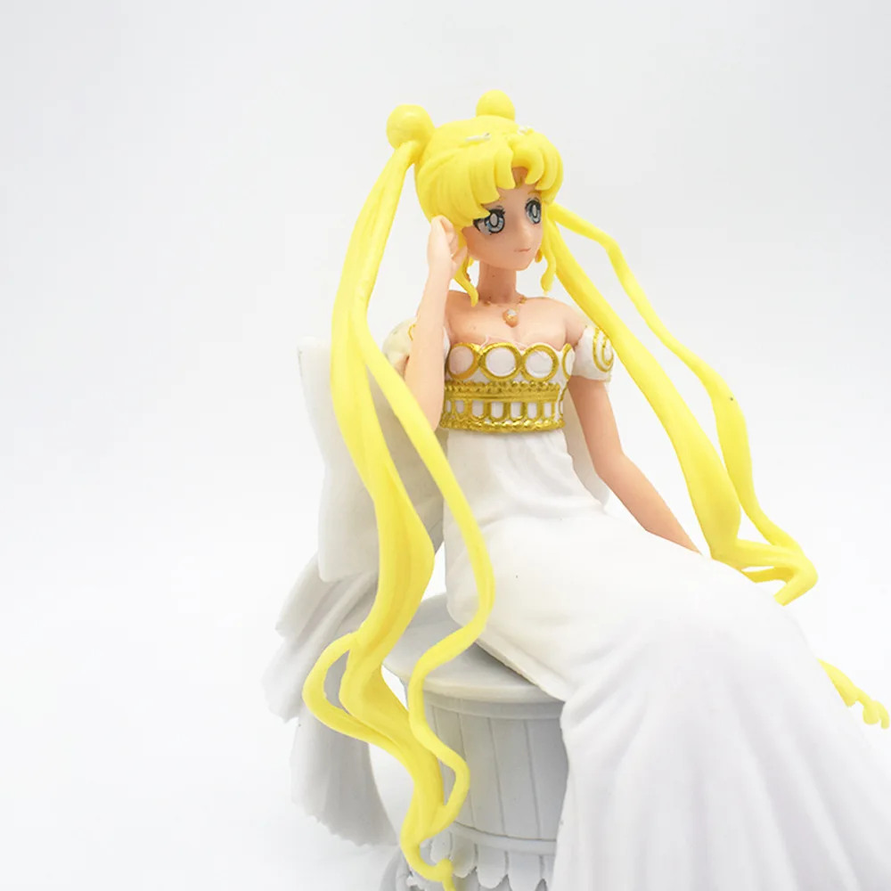 Sailor Moon Księżniczka 13cm PVC Model Anime Figurka akcji Pokój Ozdoba na biurko Zabawka Urok Hobby Lalka Chłopiec Dziewczyna Prezenty