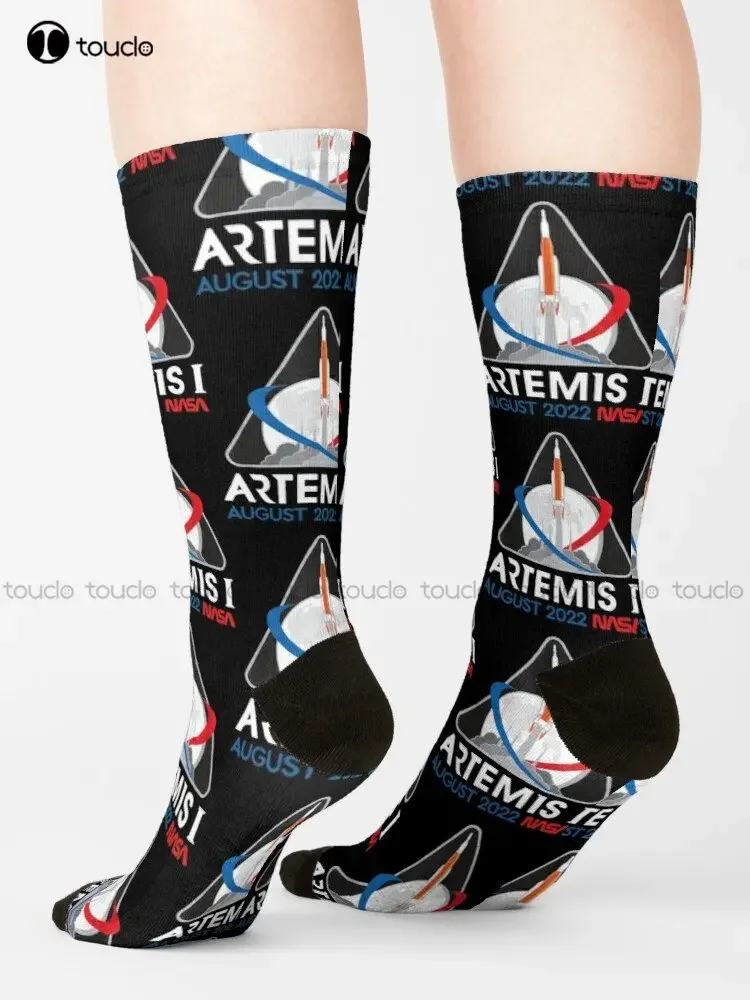 Artemis Launch Socks Kawaii Socks High Quality Cute Elegant Lovely Kawaii Cartoon Sweet Cotton Sock Custom Gift Streetwear Funny