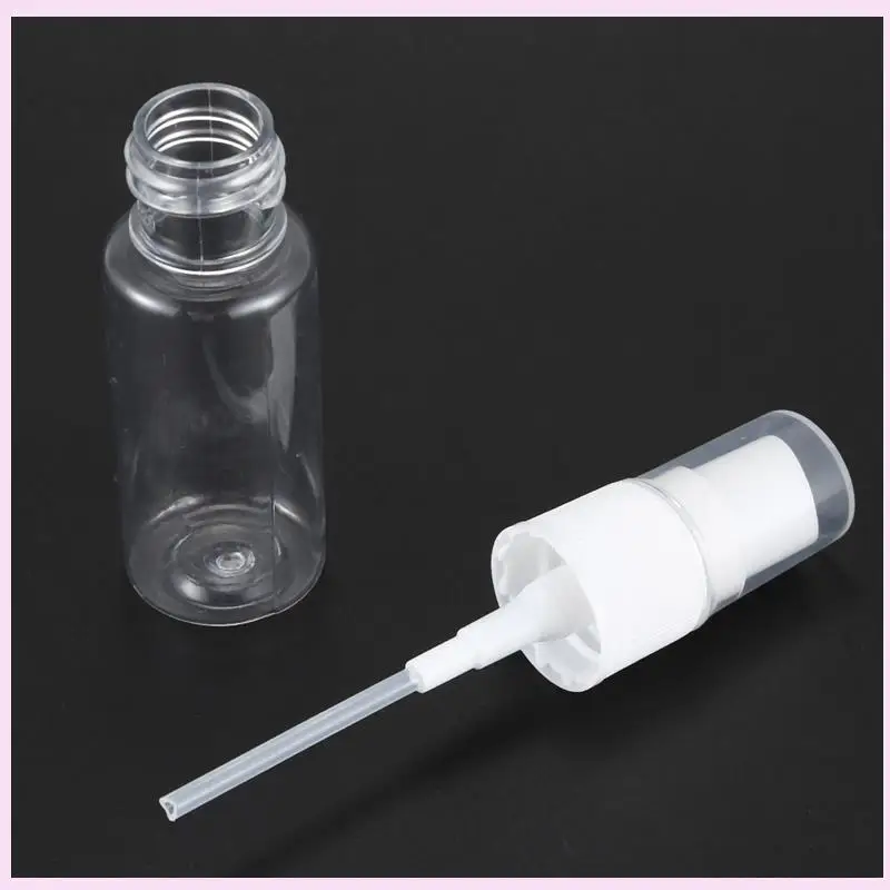 B25B 500 garrafas vazias de spray de névoa fina de plástico transparente com pano de limpeza de microfibra, recipiente recarregável de 20ml perfeito