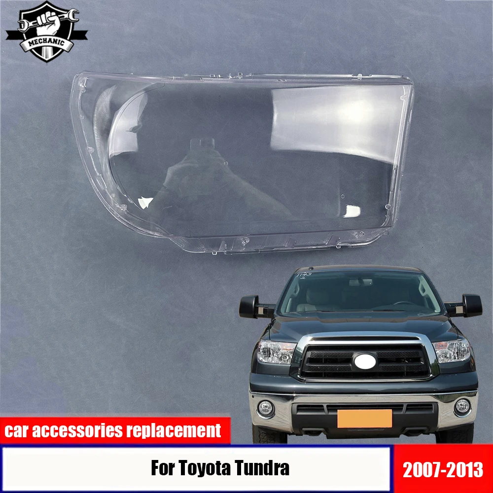 

For Toyota Tundra 2007-2013 Car Front Glass Lens Caps Headlight Cover Auto Light Lampshade Lampcover Headlight Shell