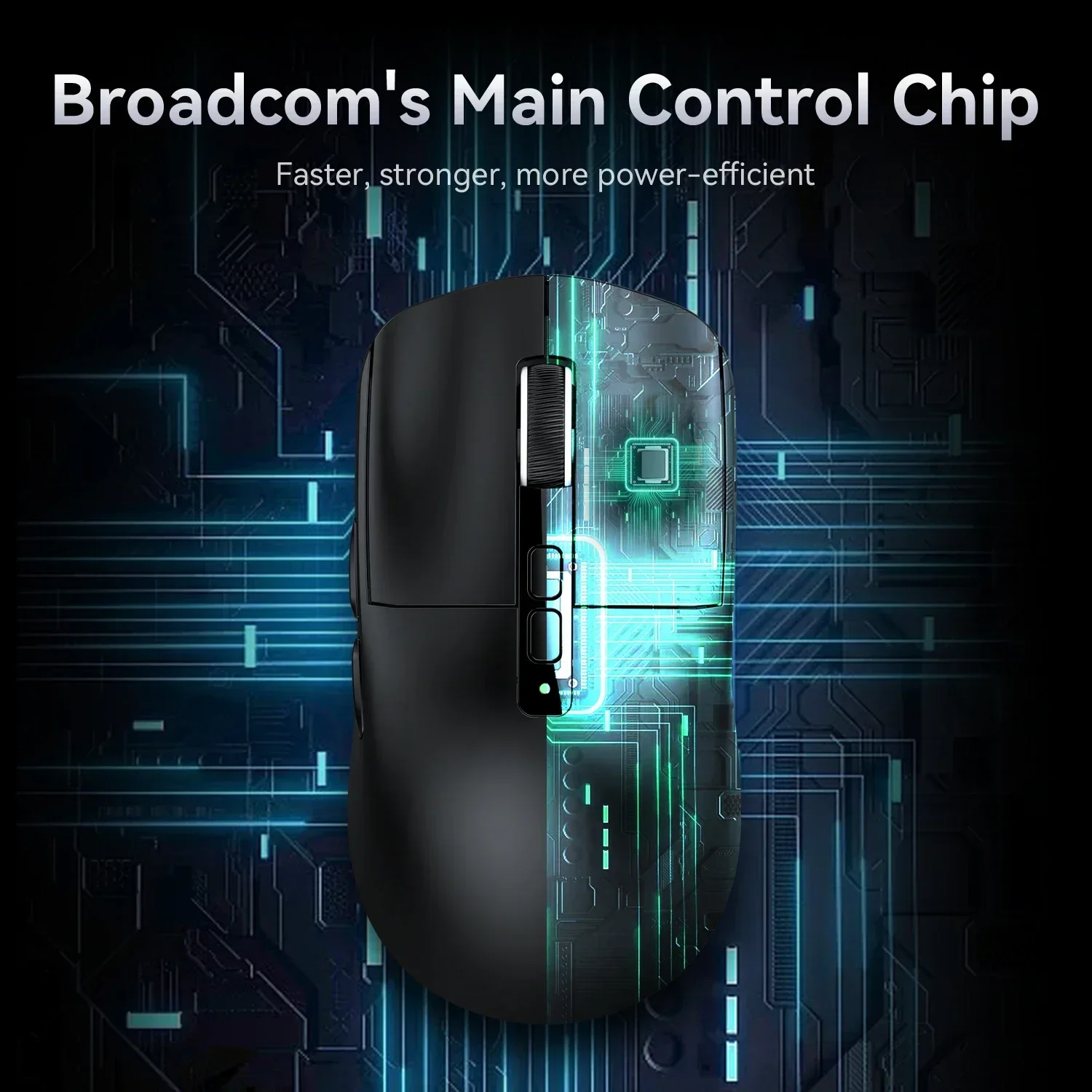 Attack Shark X6 PAW3395 Bluetooth Mouse,Tri-Mode Connection,RGB Touch Magnetic Charging Base,Macro Gaming Mouse