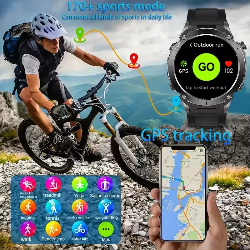 2025 جديد لشاومي IOS الترا GPS ساعة ذكية 10ATM مقاوم للماء المدمج في ثنائي النطاق GNSS البوصلة العسكرية الرياضة الرجال سويم سوار