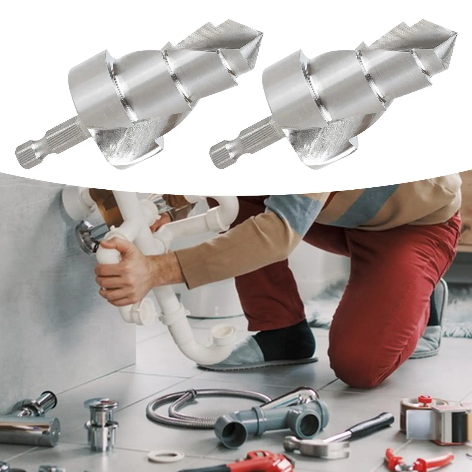 Wiertło stopniowane Ppr Uniwersalne akcesorium Solidna długość 7,4 cm