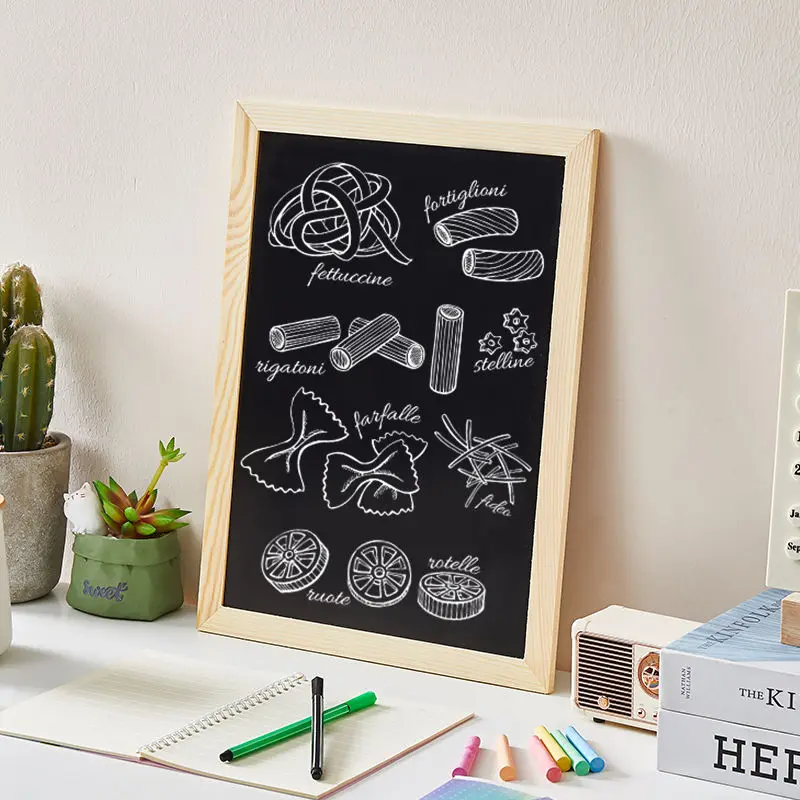 Small Blackboard Hanging Type Household Primary School Students Chalk Word Rewritable Billboard Whiteboard Writing Drawing Board