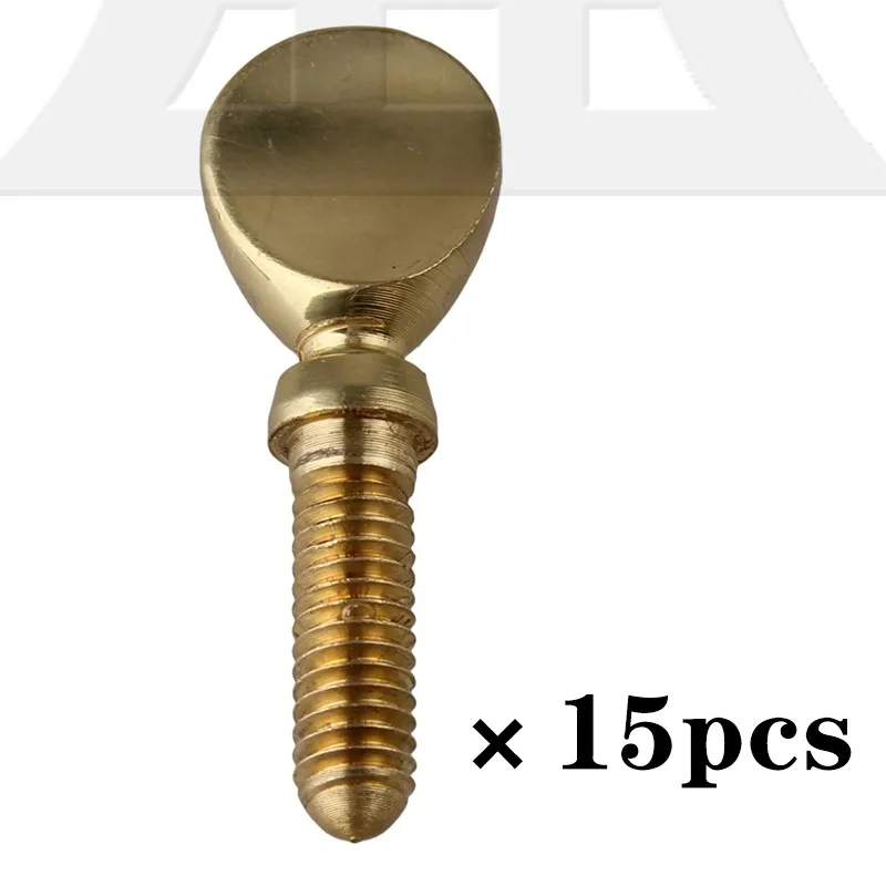 

Yibuy 15 Pcs Golden Copper Clarinet Saxophone Neck Tightening Screws Soprano Alto Tenor