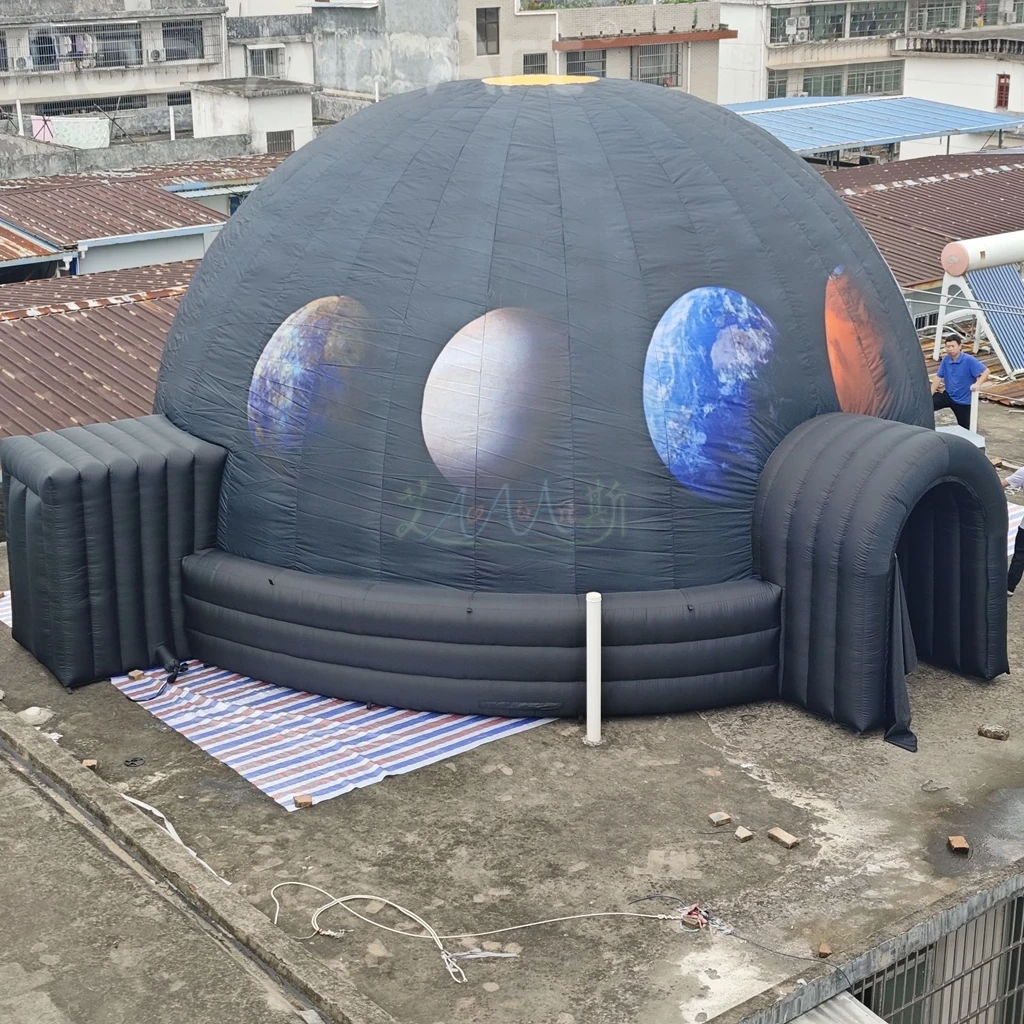 8m(26.25ft)Inflatable Planetarium Dome Tent Inflatable Planetarium Projection Dome With Air Blower For Kids School Teaching