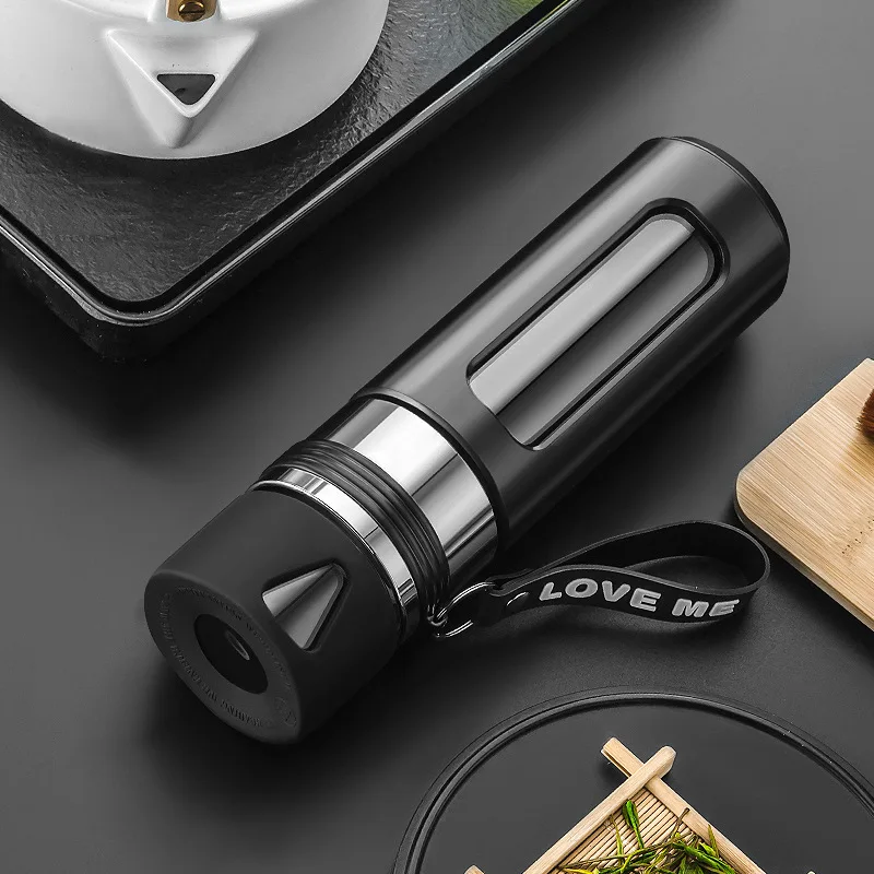 LMM Separate Tea Cup Men's High-end Portable Anti-drop Insulated Double-layer Cup Personal Special