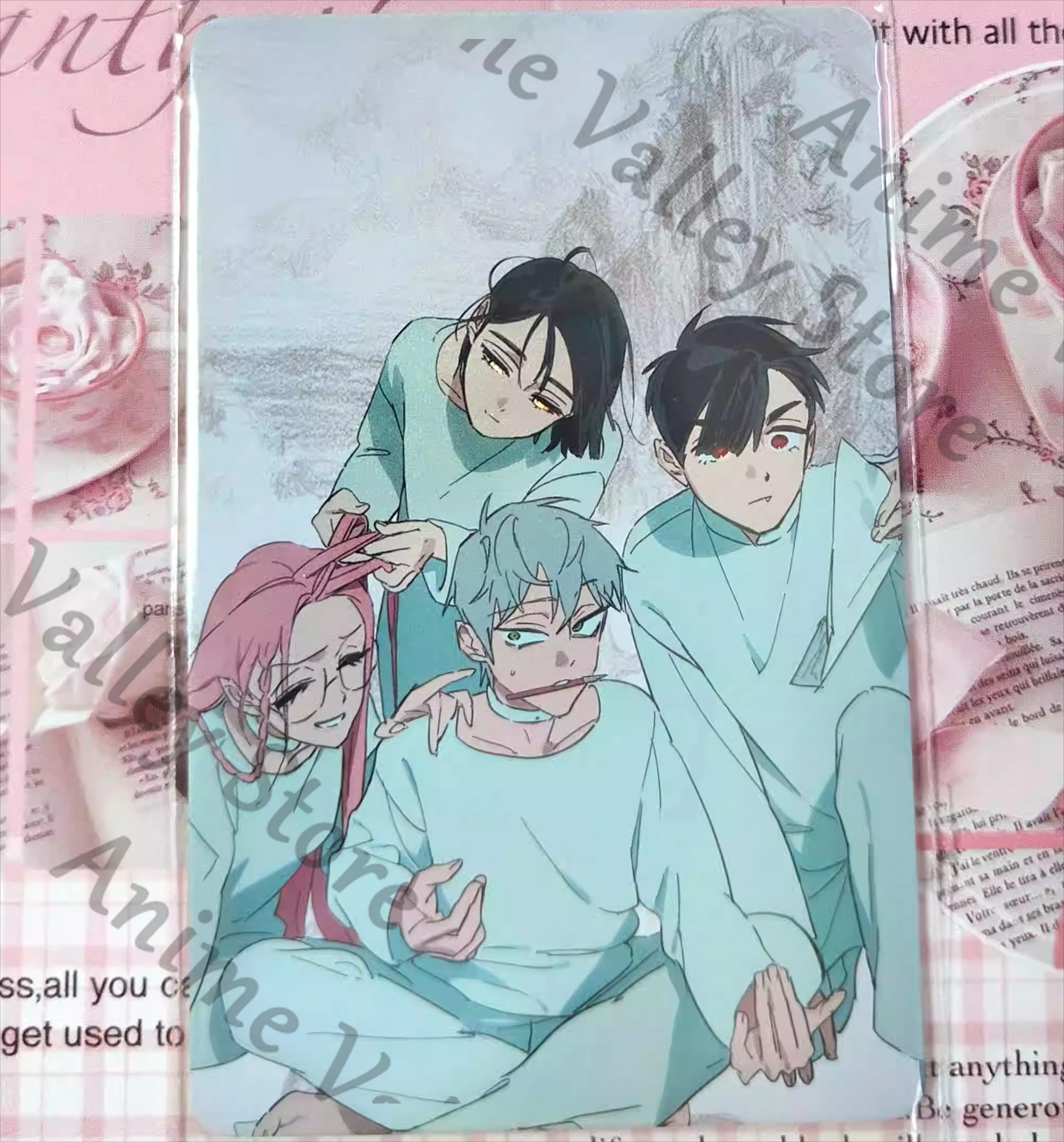 

Подлинная Alien Stage аниме 3-я годовщина Иван Till Sua Mizi косплей ограниченная серия карты мультяшные карты закладка украшает рождественский подарок