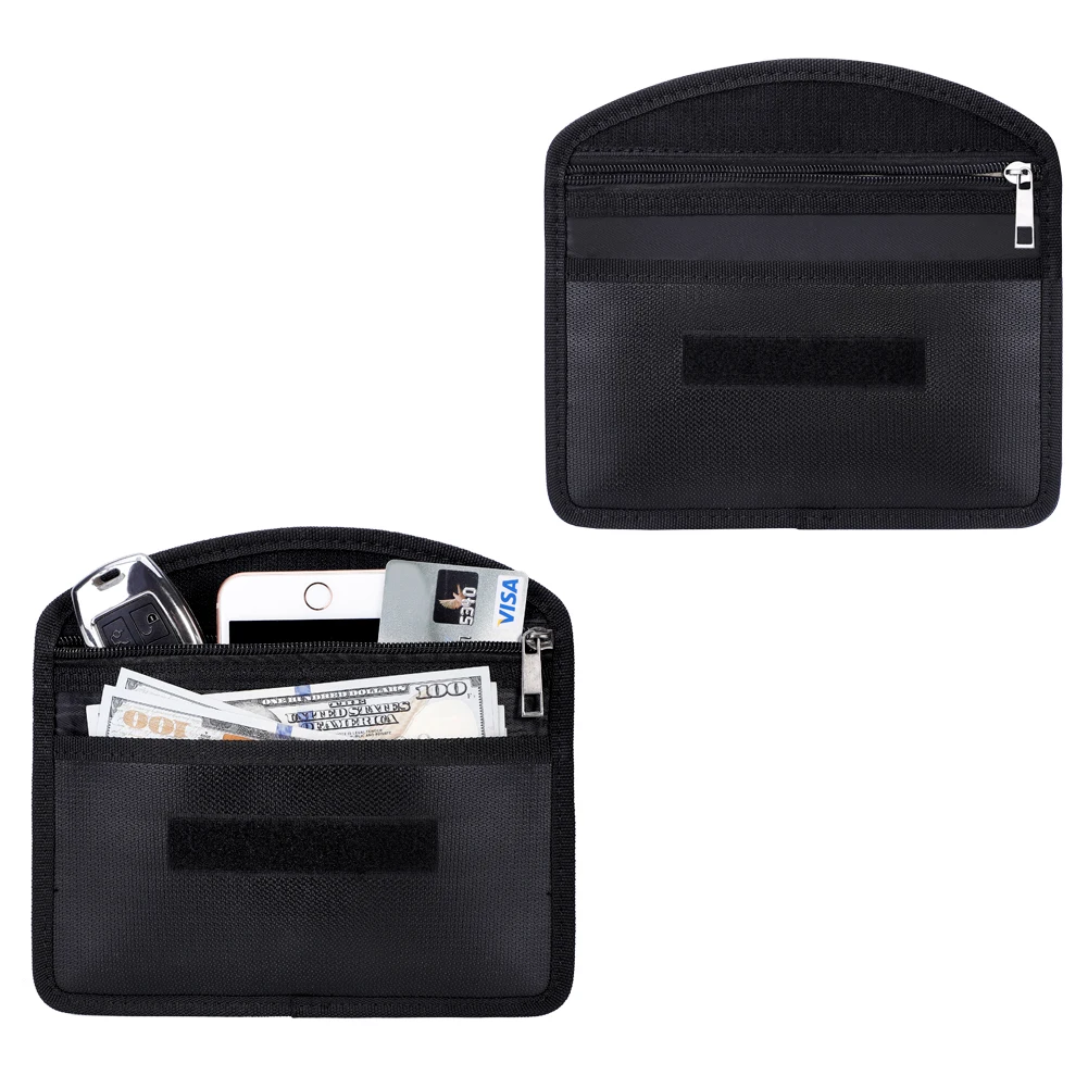 Fireproof Document Bag Waterproof Money Bags Fire Safe Storage Pouch With Zipper Cash File Envelope Holder For Home Office