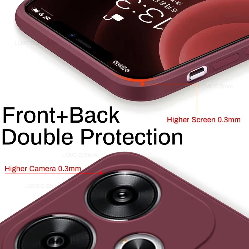 Poco F6 F 6 PocoF6 Pro Case New Luxury Liquid Silicone Phone Cases Xiaomi Poco F6 F 6 Pro F6Pro PocoF6 Pro Shockproof Soft Cover