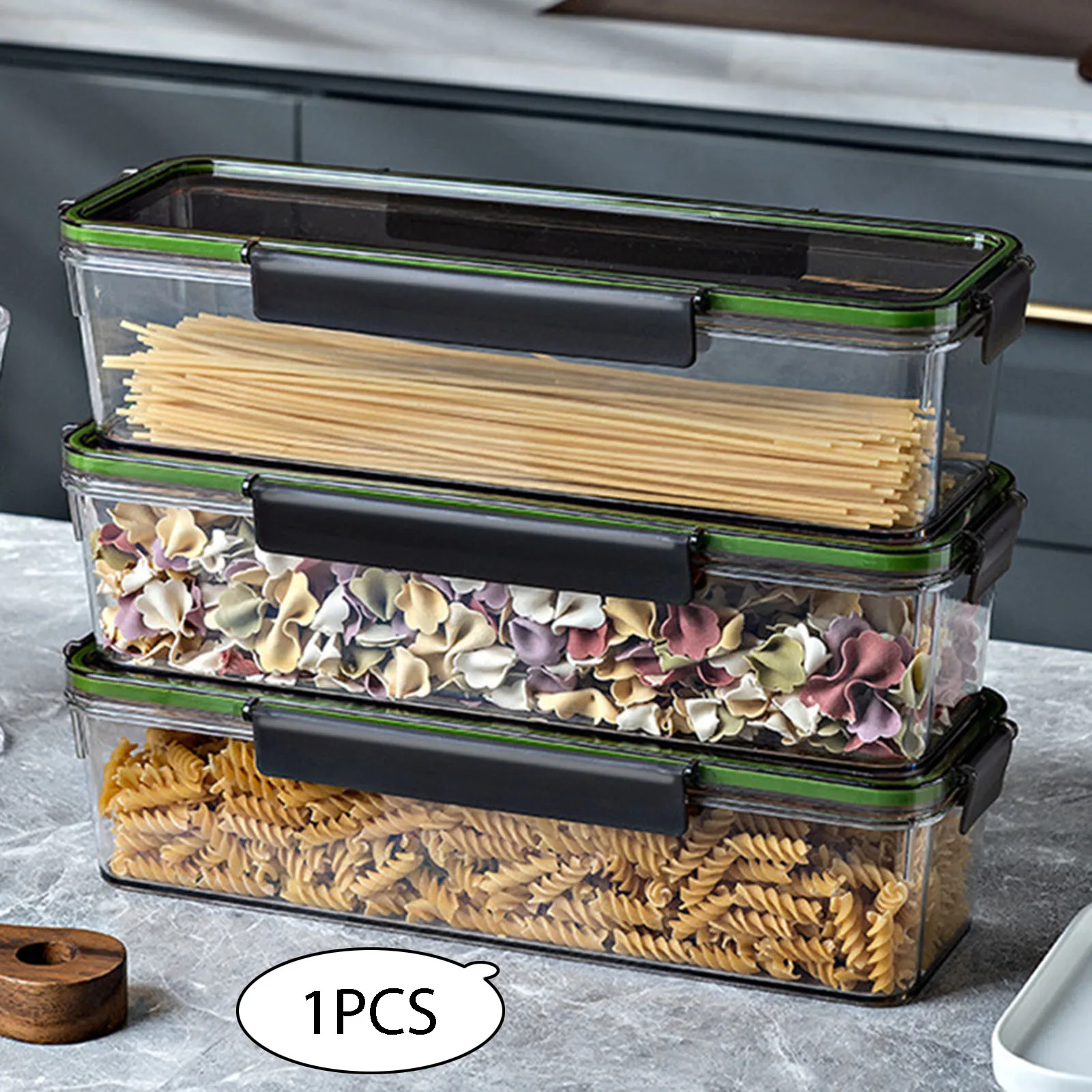 Pasta Container Pasta Keeper with Airtight Seal Clear Vegetables Fruit Storage Box for Personal Dorms Kitchen Spaghetti Nooddle