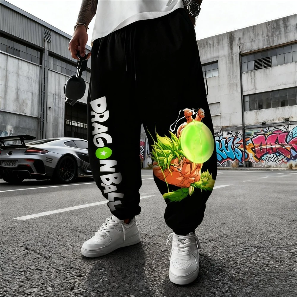 Animatie Dragon Ball Herfst Winter Jeugd Vitaliteit Losse Y2k Comfortabele nieuwe joggingbroek Legging Running Fitness joggingbroek
