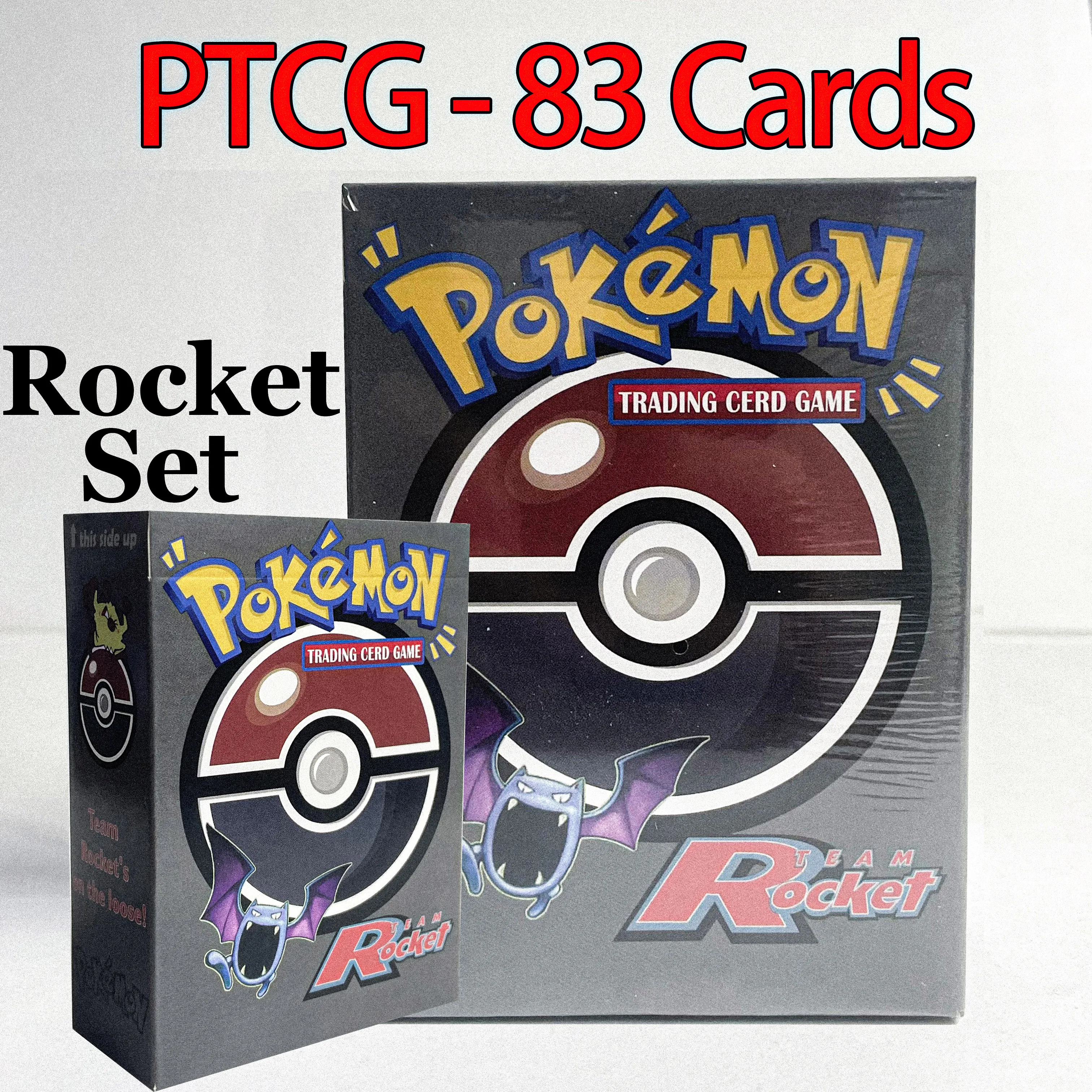 مجموعة كاملة من بطاقات PKM Proxy Team Rocket/Jungle/Fossil/Base-1/Base-2 مجموعة أساسية من بطاقات ألعاب التداول PTCG #3