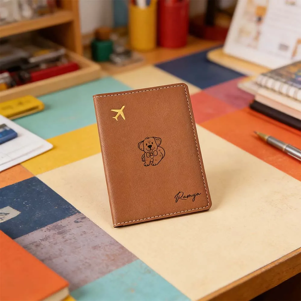 

Персонализированный кожаный чехол для паспорта с RFID-защитой, 1 шт., подарок на память, продуманный подарок