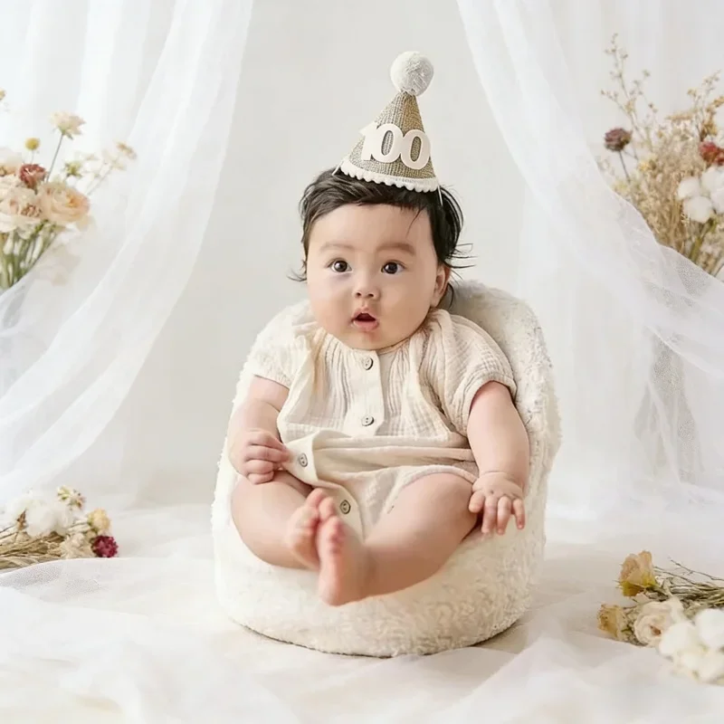 新生児ポーズ用シートソファ小道具スタジオ写真撮影アクセサリー満月ベビーチェア安定した実用的な装飾写真小道具