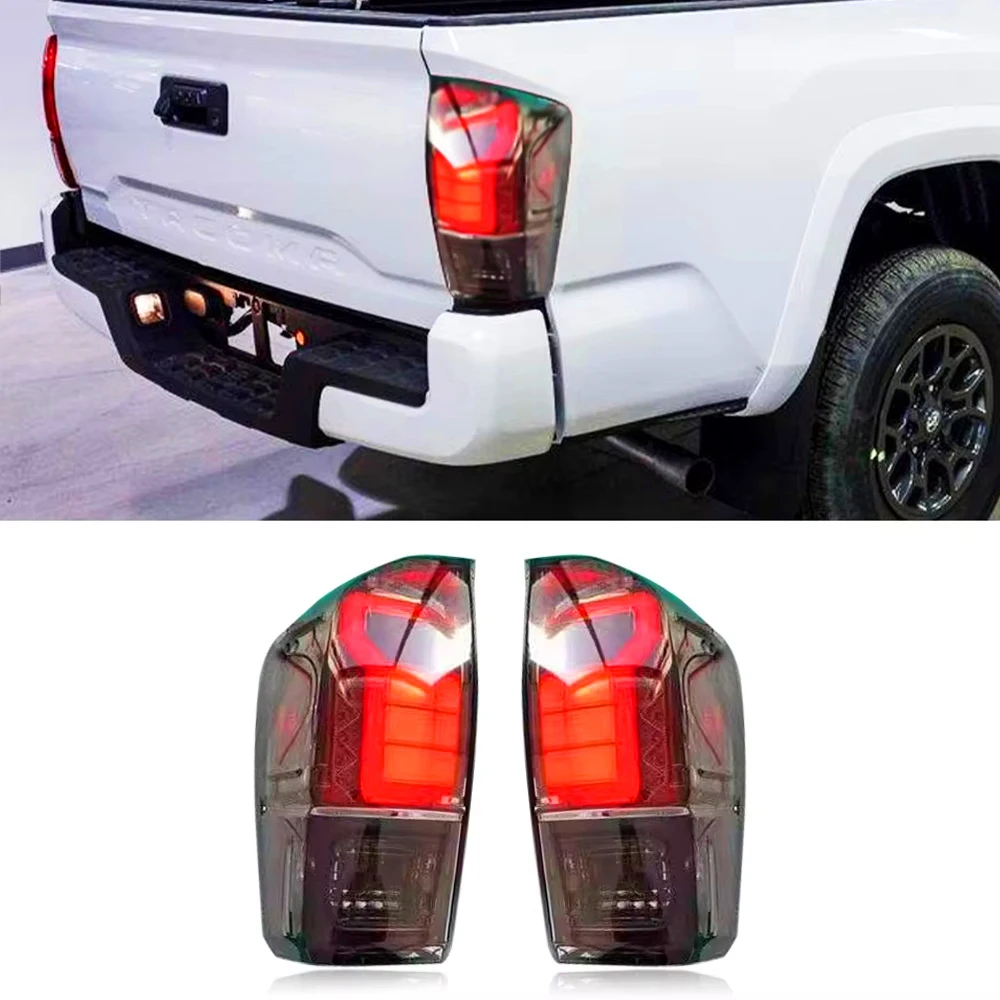 

Car styling LED Taillight Rear Tail Light brake light warning lamp For Toyota Tacoma 2016 2017 2018 2019 2020 2021 2022 2023