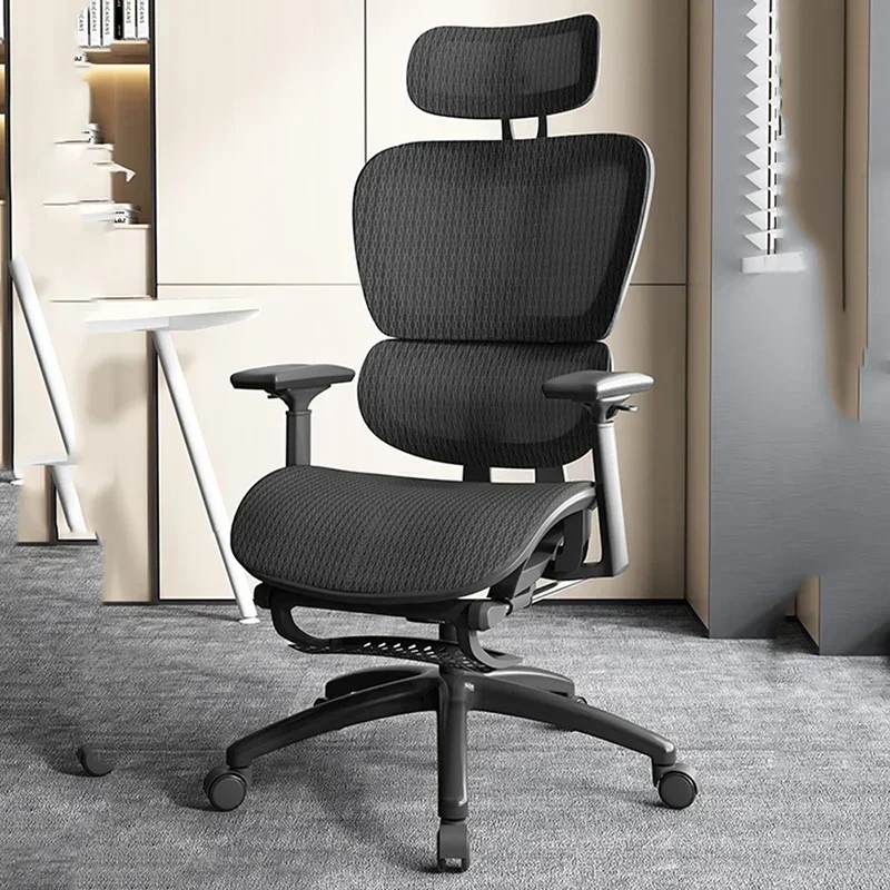 Modern Executive Office Chair Wheels Neck Support Armrest Comfortable Work Chair Lounge Ergonomic Sillas Gamers Furnitures