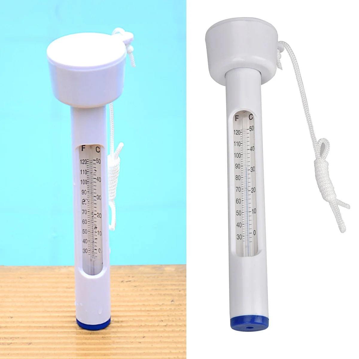 

Floating Thermometer Plastic Waterproof Swimming Pool Fish Tank Bathtub Spa Pond Water Temperature Thermometer