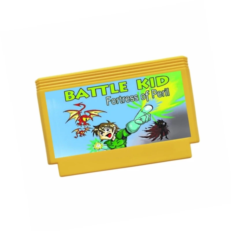 Battle Kid 1 Fortress of Peril 60 Pins Retro Game Cartridge for FC Console 8 Bit Video Game Card