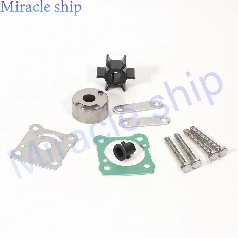 Water Pump Impeller Kit For Yamaha Outboard Motor 2T 6HP 8HP 18-3460 6G1-W0078-A1 6N0-W0078-00 6G1-W0078-A0 6G1-W0078 6N0-W0078