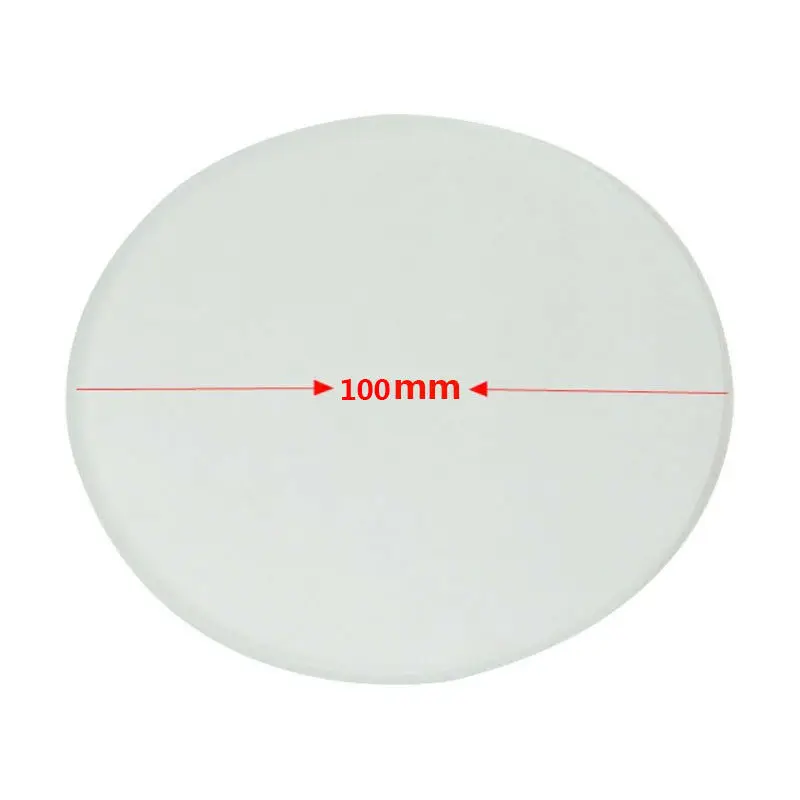 75/85/90/95/100mm Stereo Microscope Specimen Work Stage 4mm Thickness Frosted Glass Plate