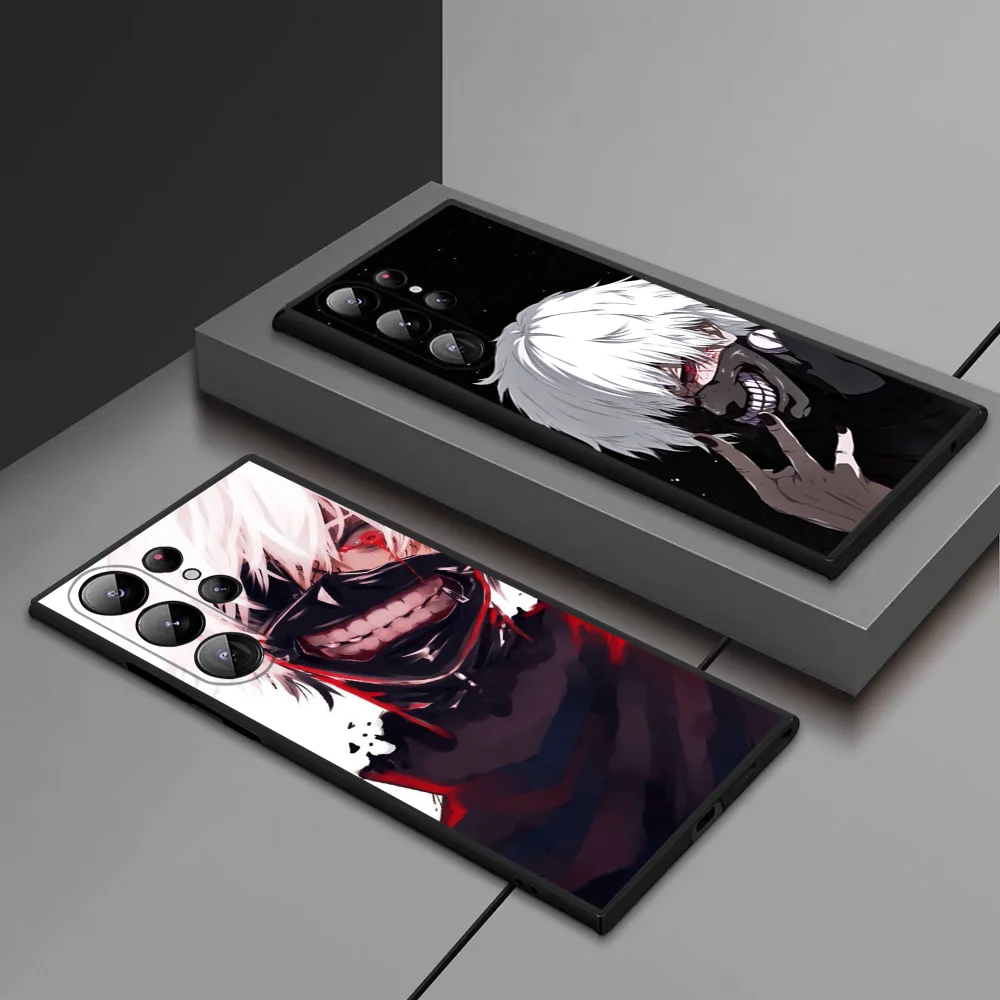 

Anime Tokyo Ghoul Phone Case For Samsung Galaxy S25 Ultra S22 S23 S24 Ultra S21 S20 5G Protective Soft Silicone TPU Funda