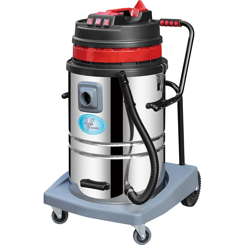 70L High-power 3000W Industrial Vacuum Cleaner Factory Workshop Commercial Large Dry and Wet 70 Liter 3000W Vacuum Cleaner