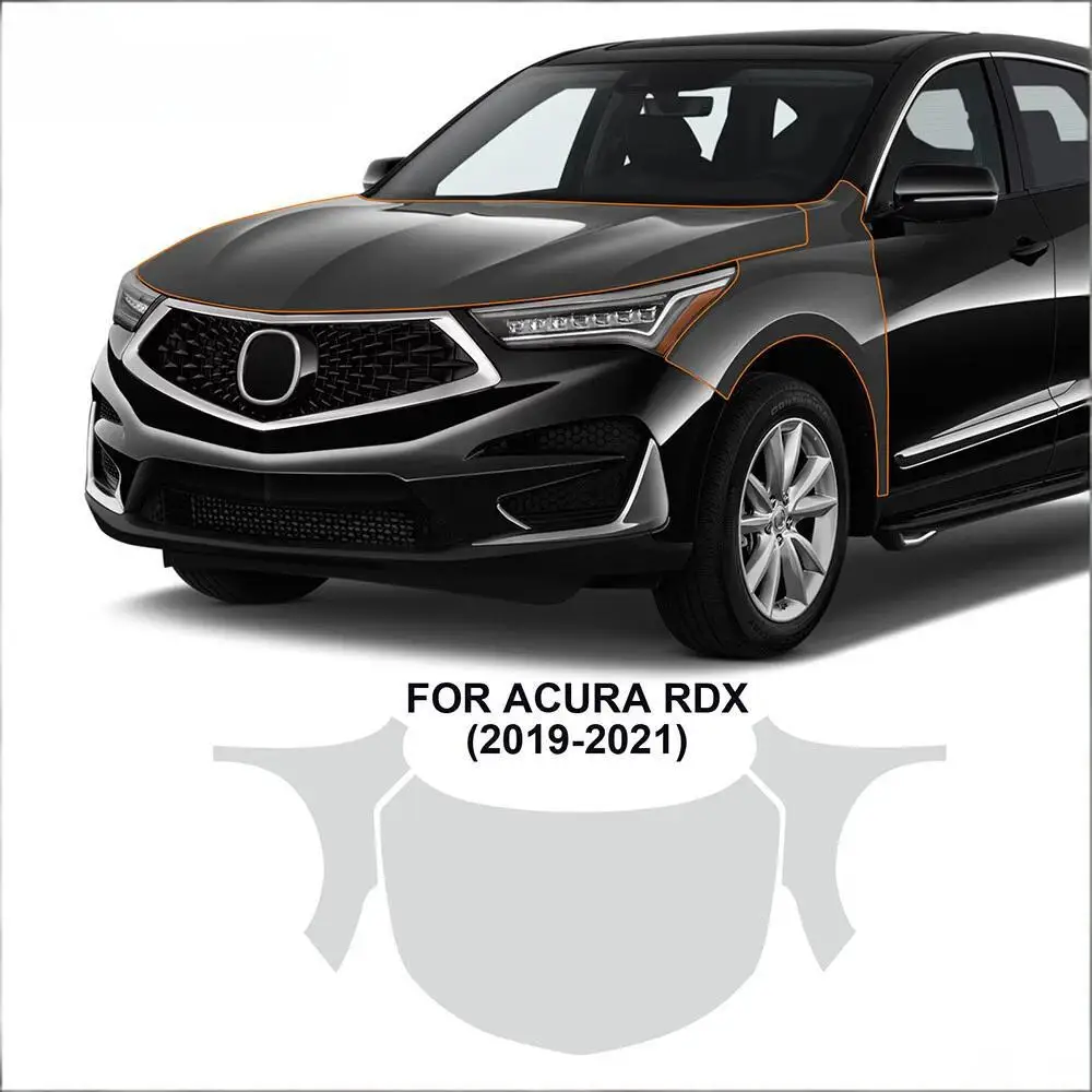8.5Mil TPU Scratch-resistant Car Paint Protection Film For Acura RDX 2019 2020 2021 Car Body Transparent Bra Per-cut PPF Kit