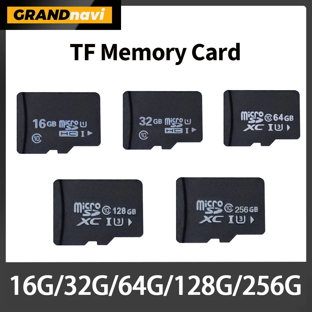 Grandnavi SD TF Memory Card 16GB 32GB 64GB 128GB 256GB for Car DVR Dash cam Micro SD Class 10 Speed Flash Card SD