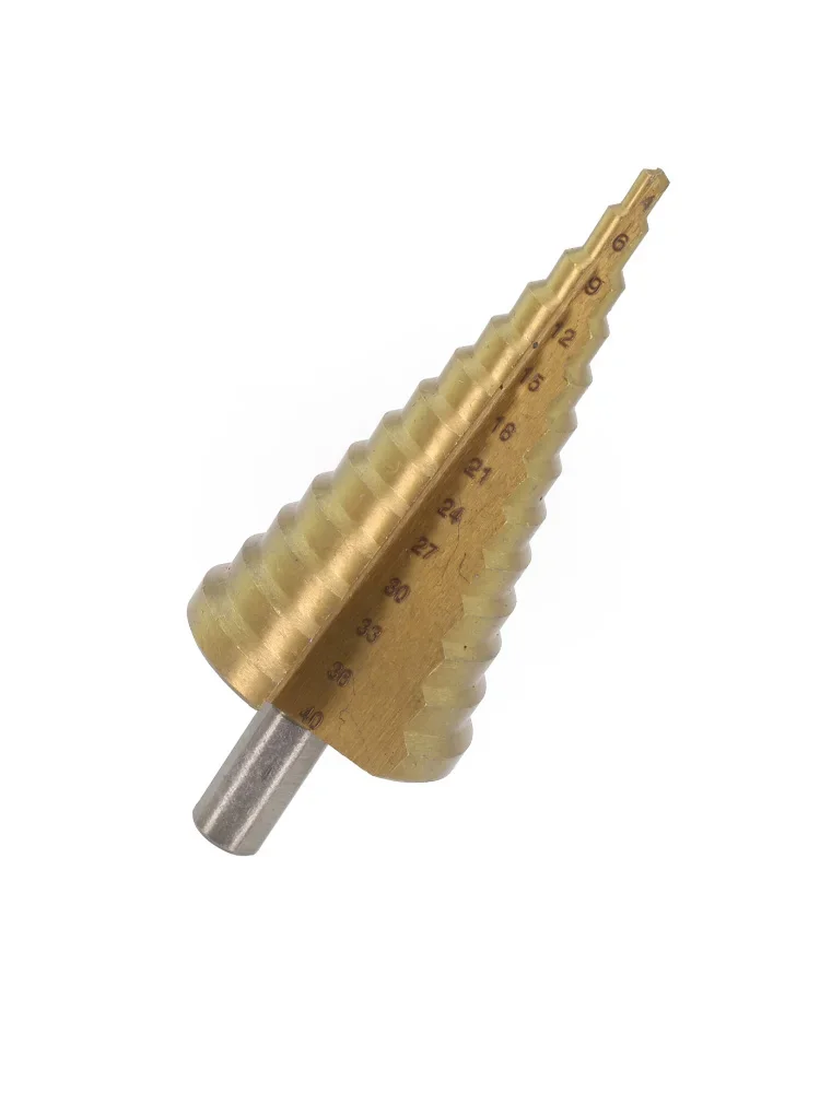 1ชิ้น4-40มม hss ร่องตรง Mata Bor เหล็กความเร็วสูงเจาะรูโลหะเครื่องมือเจาะรูแกนเจาะขั้นหลัก