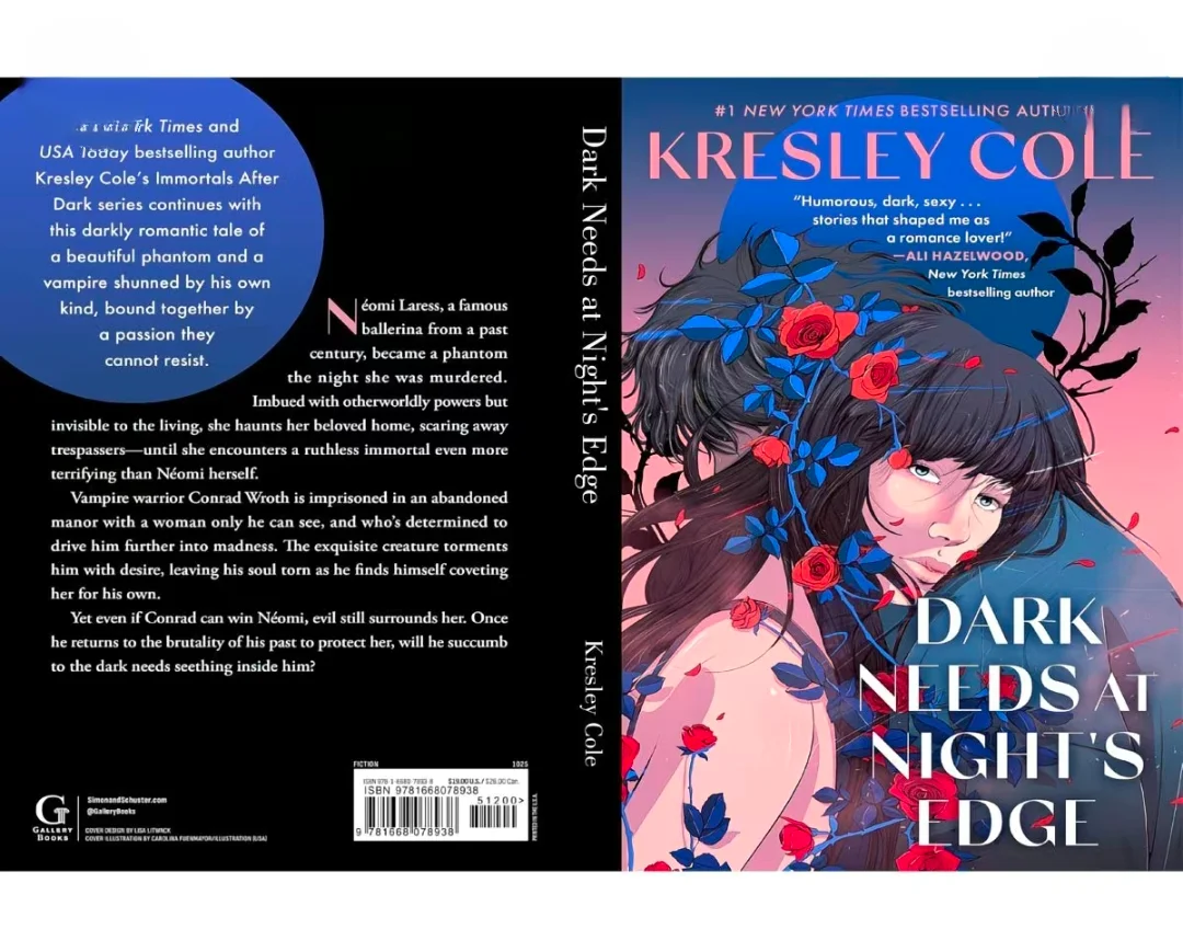 Necesidades Oscuras en el Borde de la Noche (Inmortales Después del Anochecer) # 4) de Kresley Cole - Romance paranormal y fantasía de vampiros, libro en formato de bolsillo